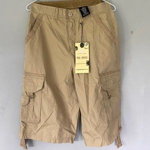 Men's Khaki Cargo Shorts